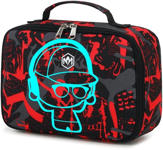 Borsa termica per bambini con chiusura a rittenspilla 5L, isolata e termica, per scuola, escursioni e lavoro