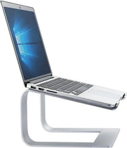 Standaard per laptop stand per computer supporto portatile per computer in alluminio rafforzatore per computer compatibile con tutti i modelli - fino a 17 pollici di notebook e pc laptop - design ergonomico
