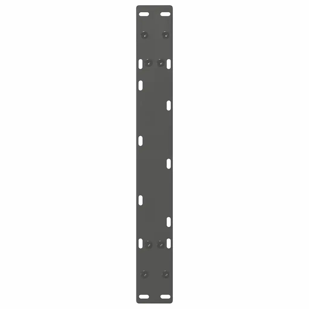 Gambe per Tavolino da Caff¨¨ a Forma di A 2 pz-Set di 2 Gamba per Tavolo Antracite 70x(30-31) cm Acciaio