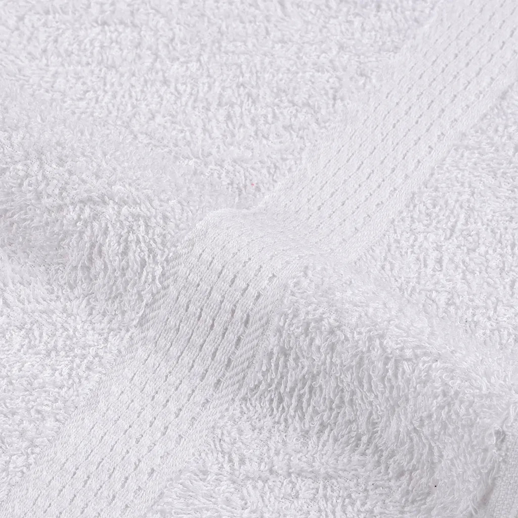 Asciugamani da bagno 10 pz FROGN Bianco 30x30 cm 100% cotone 136643
