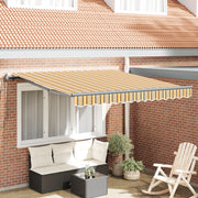 Tenda Retrattile Automatica Striscia Multicolore 350x250 cm