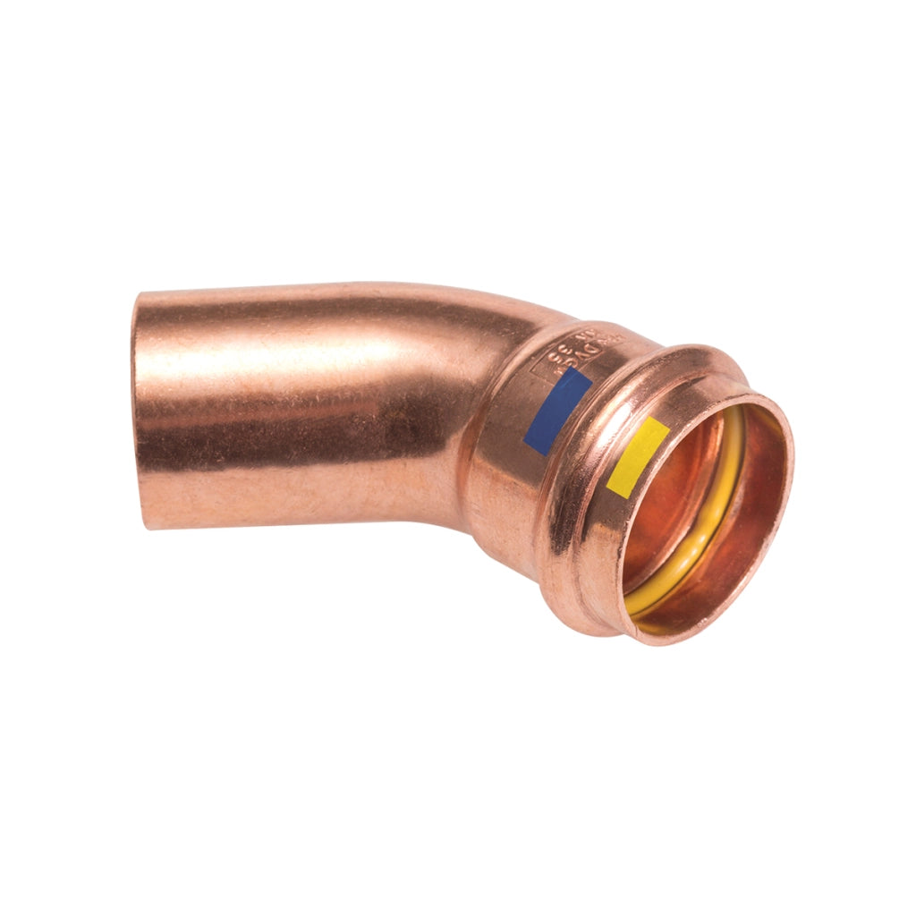 CURVA A 45Â° MF A PRESSARE PER ACQUA E GAS B ONE- Diam. 22- IBP- pezzi 1