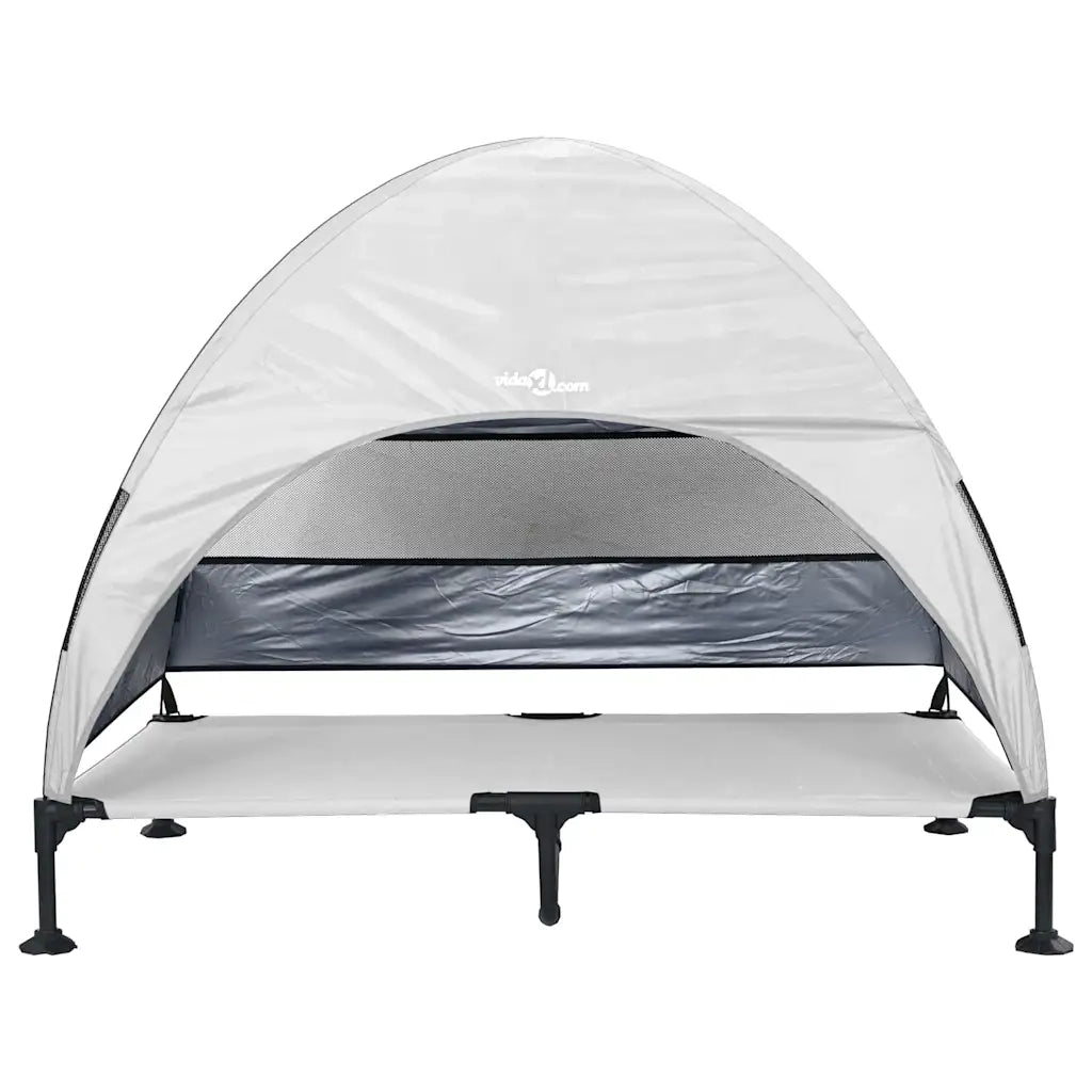 Letto per Cani Elevato Grigio Argento 127 x 81 x 108 cm CFW7610364