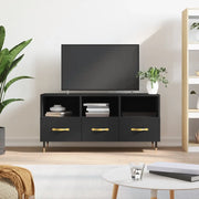 Mobile Porta TV Nero 102x36x50 cm in Legno Multistratocod mxl 103040