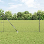 Palo della recinzione Grigio 100 x 1 m (maglia da 25 mm)