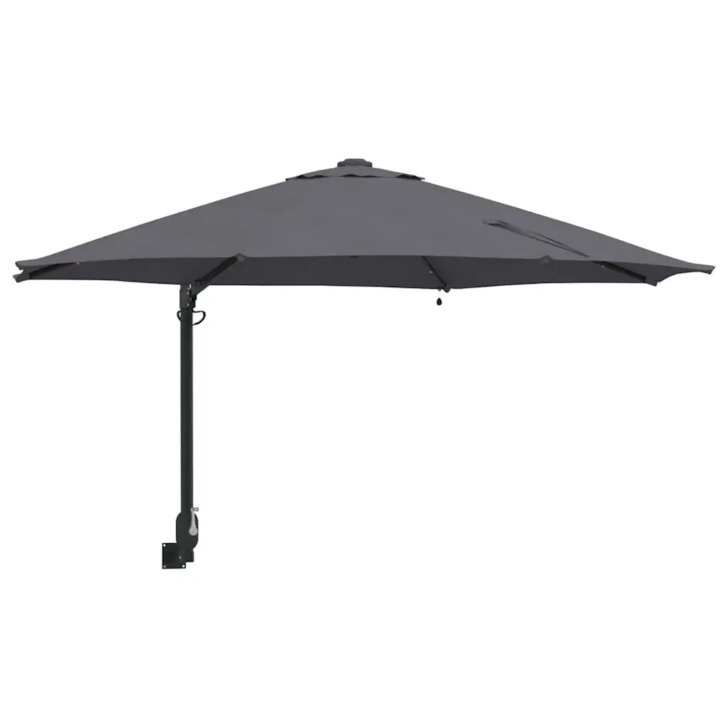 Ombrello da giardino-Ombrellone da spiaggia Antracite 248 x 248 x 148 cm 744472