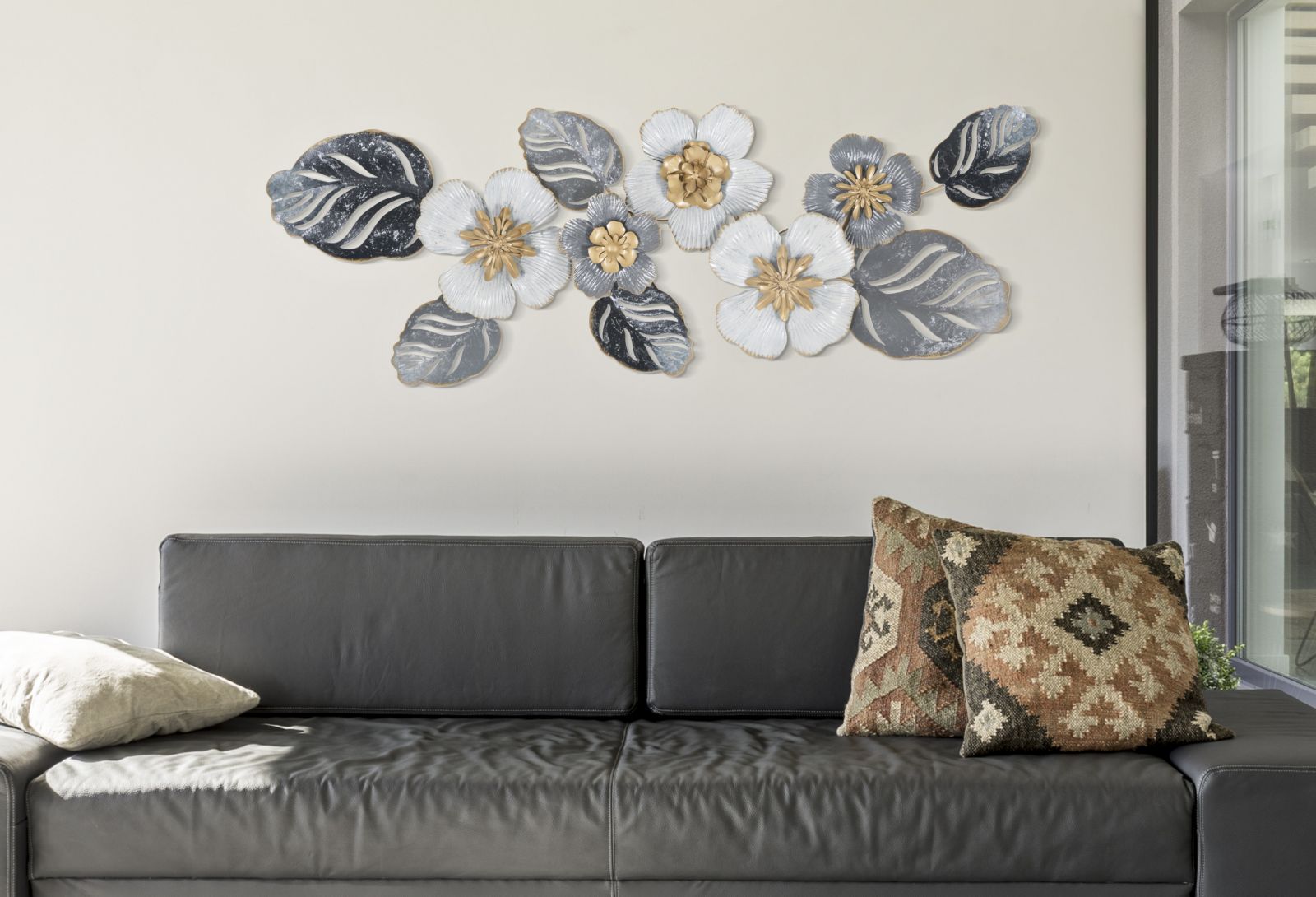 Pannello Flot 87,6x5,7x33,7 cm in Ferro Multicolor