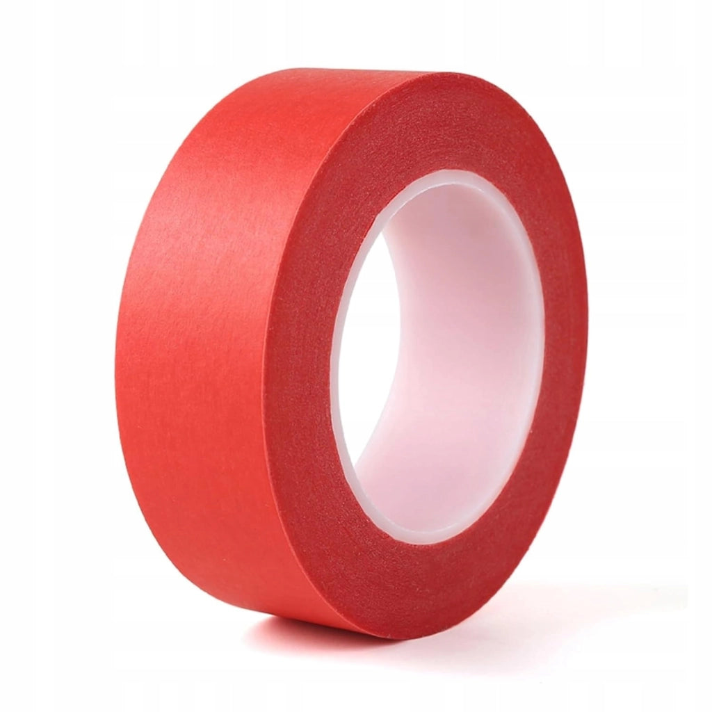 Nastro Adesivo Rosso 50mm x 50m – Qualità Professionale | Carta Crepata, Colla Acrilica