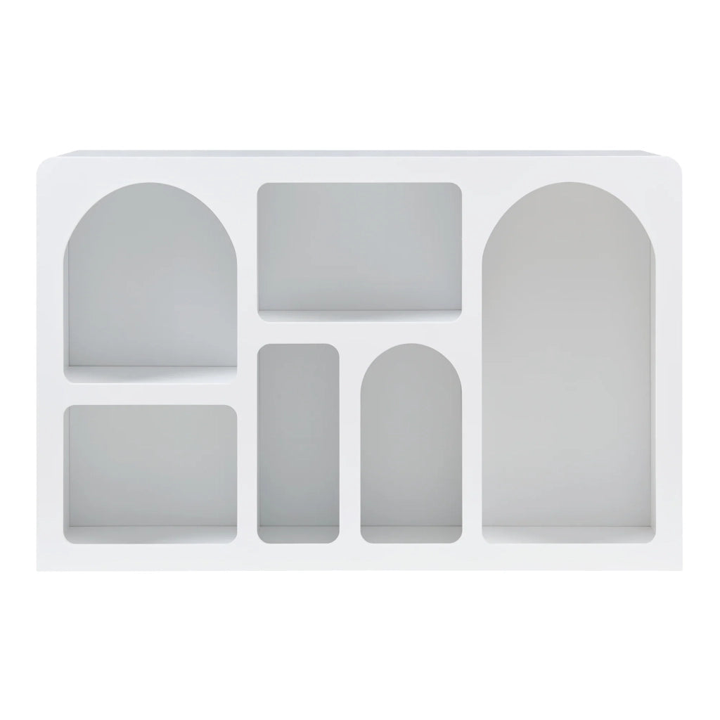 Credenza cassettiera mobile contenitore 110 x 30 x 70 cm soggiorno ingresso camera da letto bianco 03_0009048