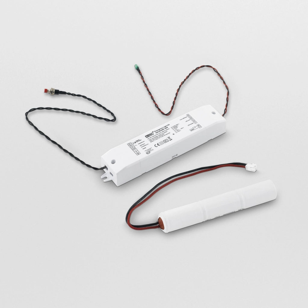 I-DRIVER-EMERGENCY DRIVER ACTEC DI EMERGENZA 6-60V 400-40mA 4W 180MIN. BATTERIA 3,6V 3.0Ah Ni-Cd 16X3,8X2,8CM