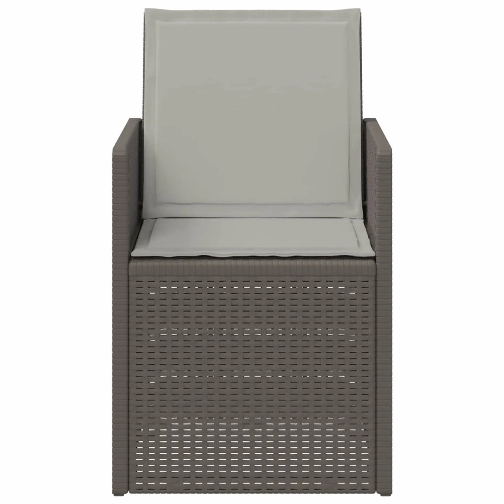 Sedie da pranzo da giardino 2 pcs Grigio Chiaro PP 8000013