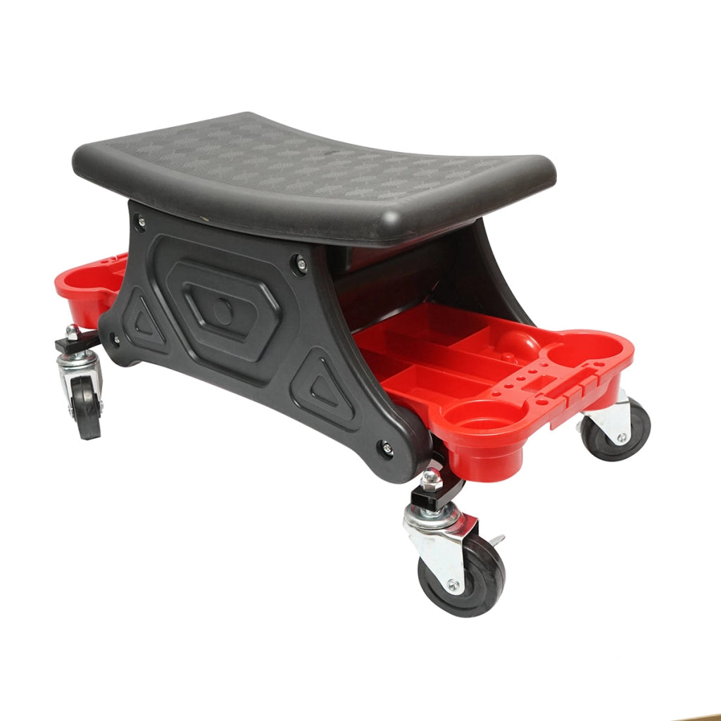 Sedia da officina con vano portaoggetti multifunzionale 64x33x26cm Breckner Germany