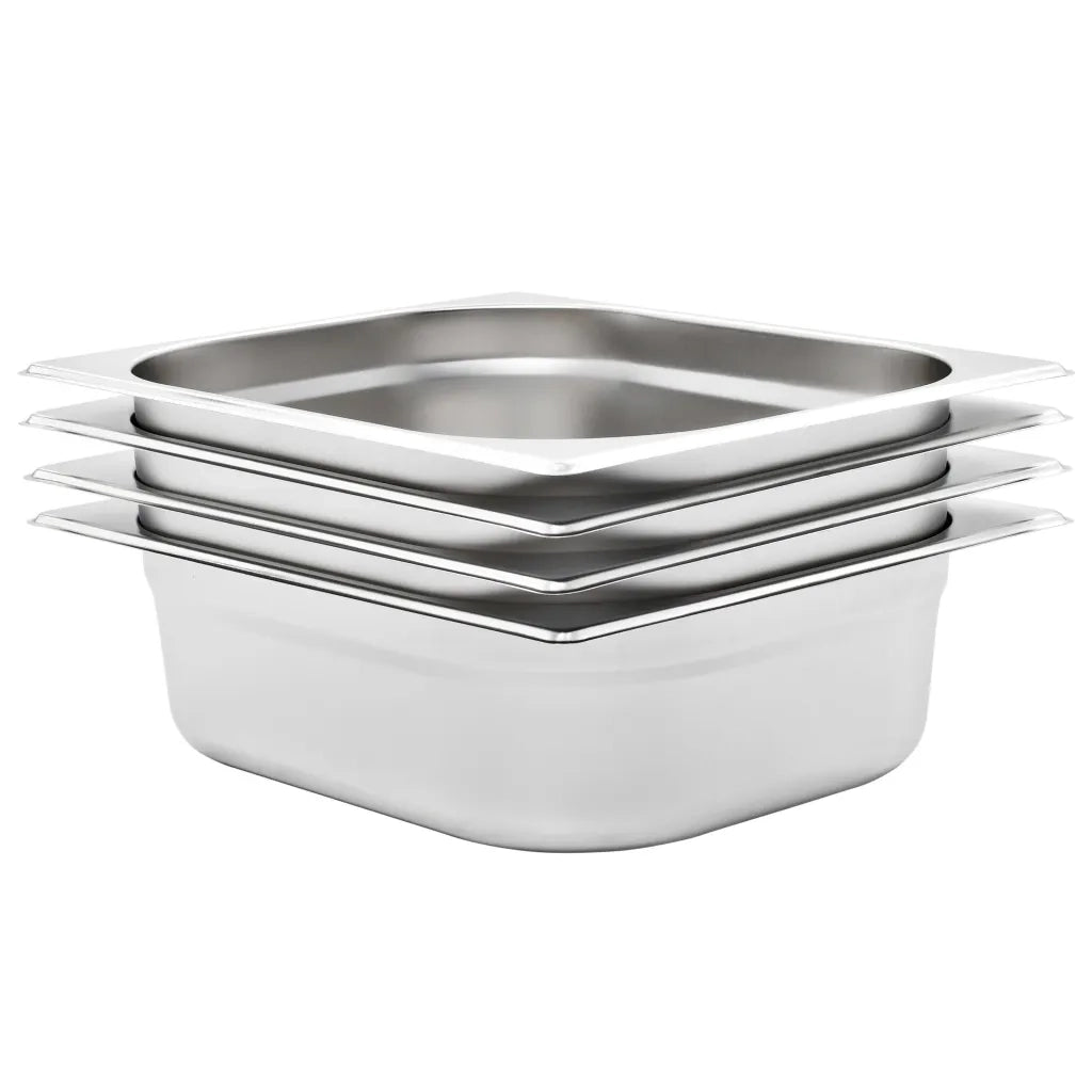 Contenitori Gastronorm 4 pz GN 1/2 100 mm in Acciaio Inox cod mxl 62281