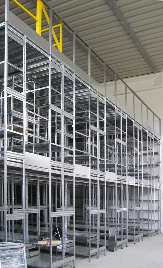 Scaffalatura metallica da magazzino Zincata cm. 100x40x300h