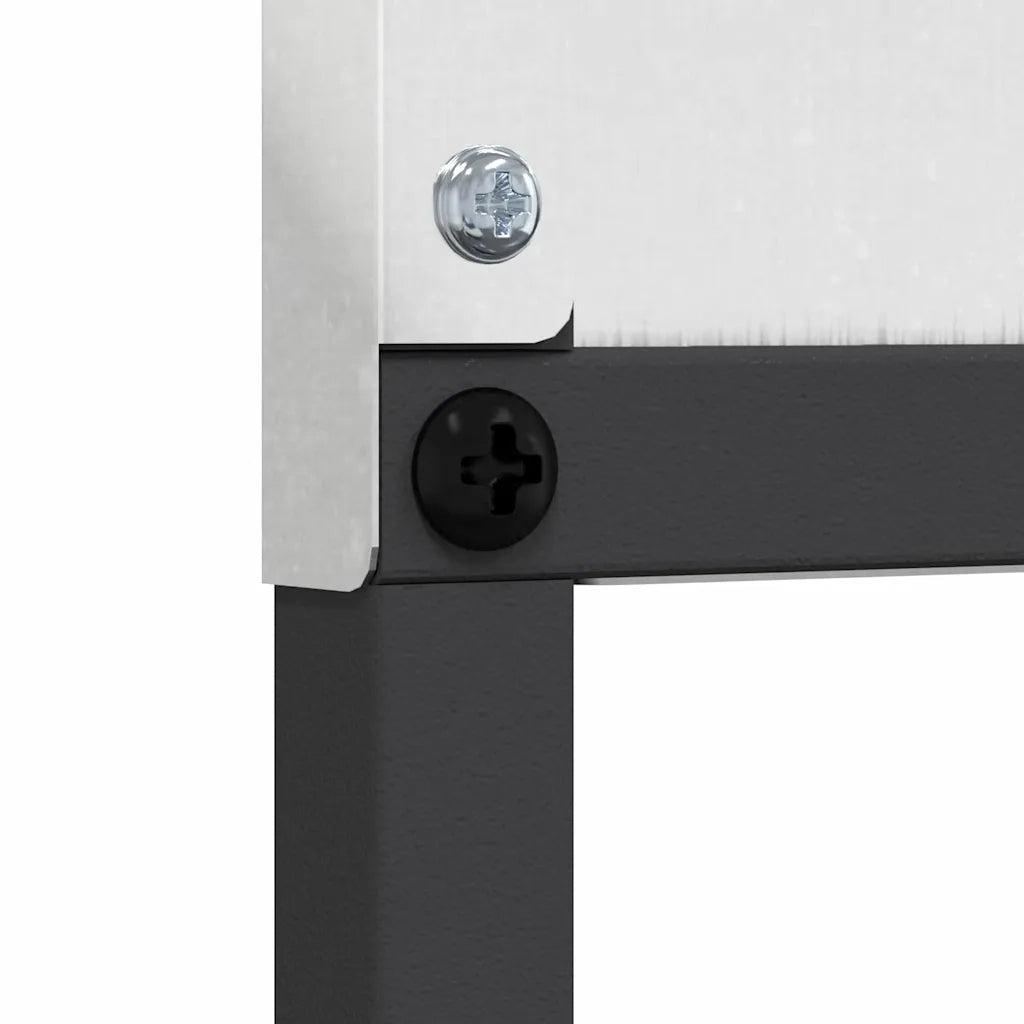 vidaXL Pannello Decorativo da Giardino Altro Argento 32 x 140 cm