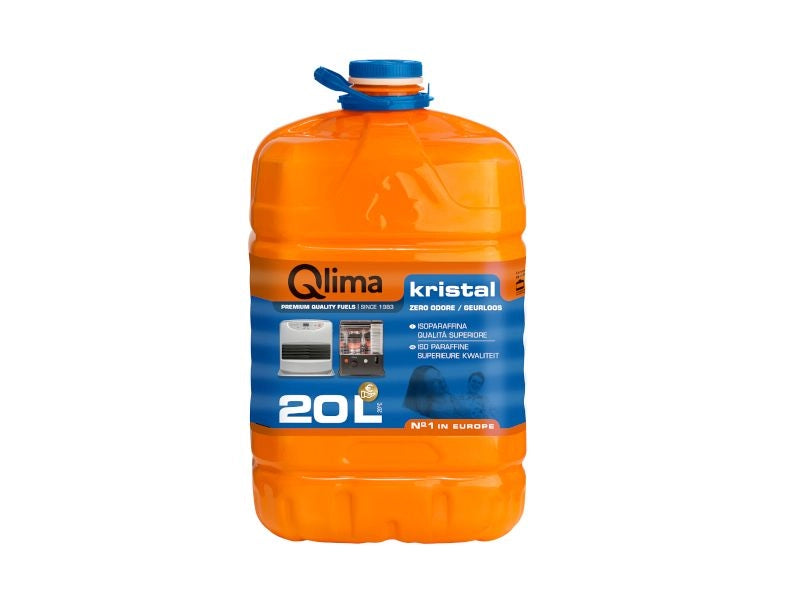 Combustibile liquido inodore universale 20lt Qlima Kristal per stufe