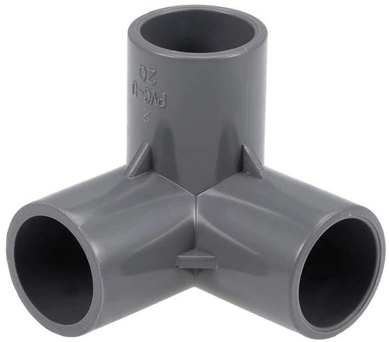 Fitting a sviluppo 3 vie - Connettore angolare - Duraturo - Resistente alle collisioni - Senza strumenti - Connessione impermeabile - Fitting per tubo