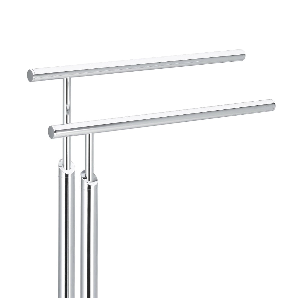 Portasciugamani da terra con 2 bracci supporto da 78 cm metallo 13_0002270