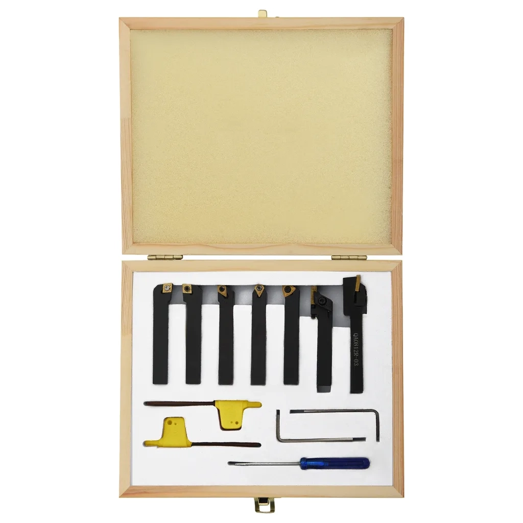 Set di Utensili Indicizzabili per Tornitura 12 pz 8x8 mm 70 mm