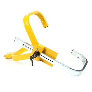 Artiglio blocca ruota Serratura e 2 chiavi per pneumatici da 225 mm e ruote 13-15″ Ganascia