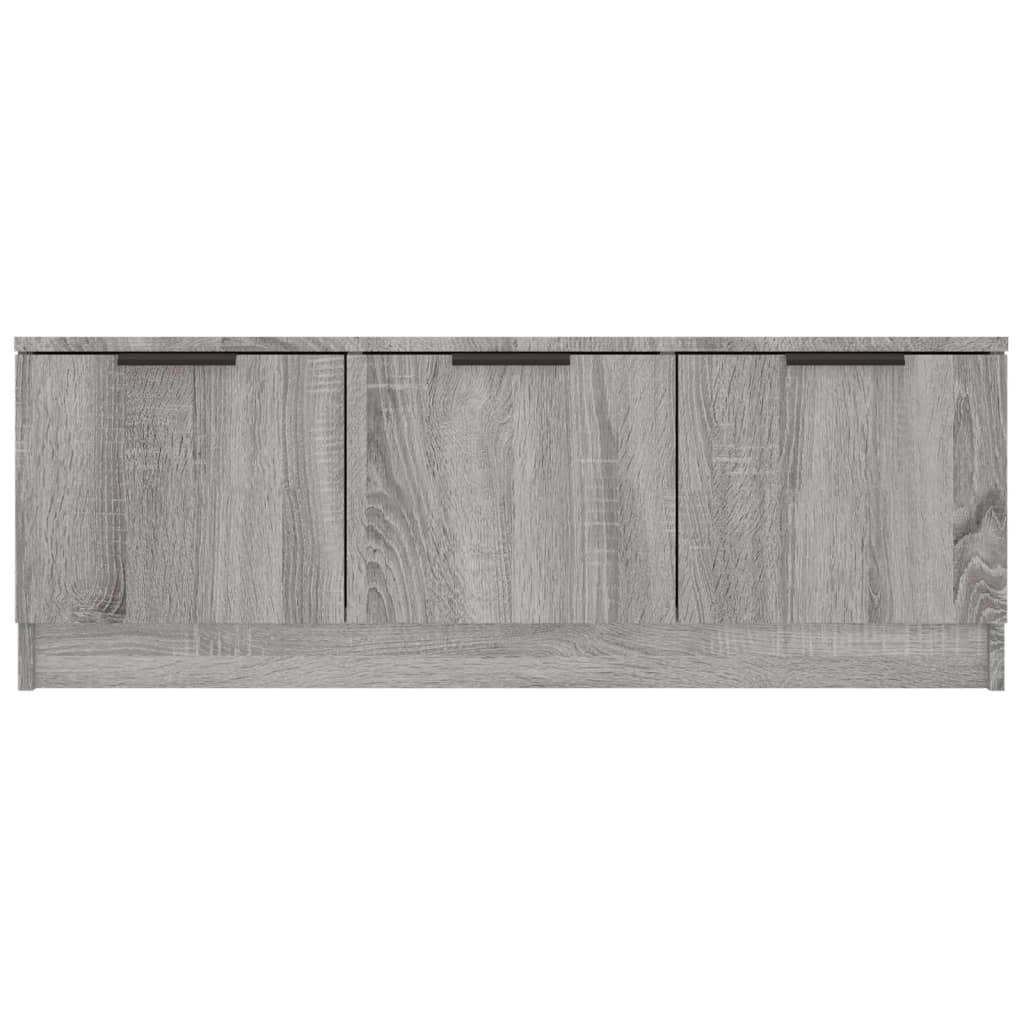 Mobile TV multimediale mensola TV credenza TV sala da pranzo soggiorno camera da letto Sonoma 102 x 35 x 36,5 cm legno ingegnerizzato grigio 02_0028350