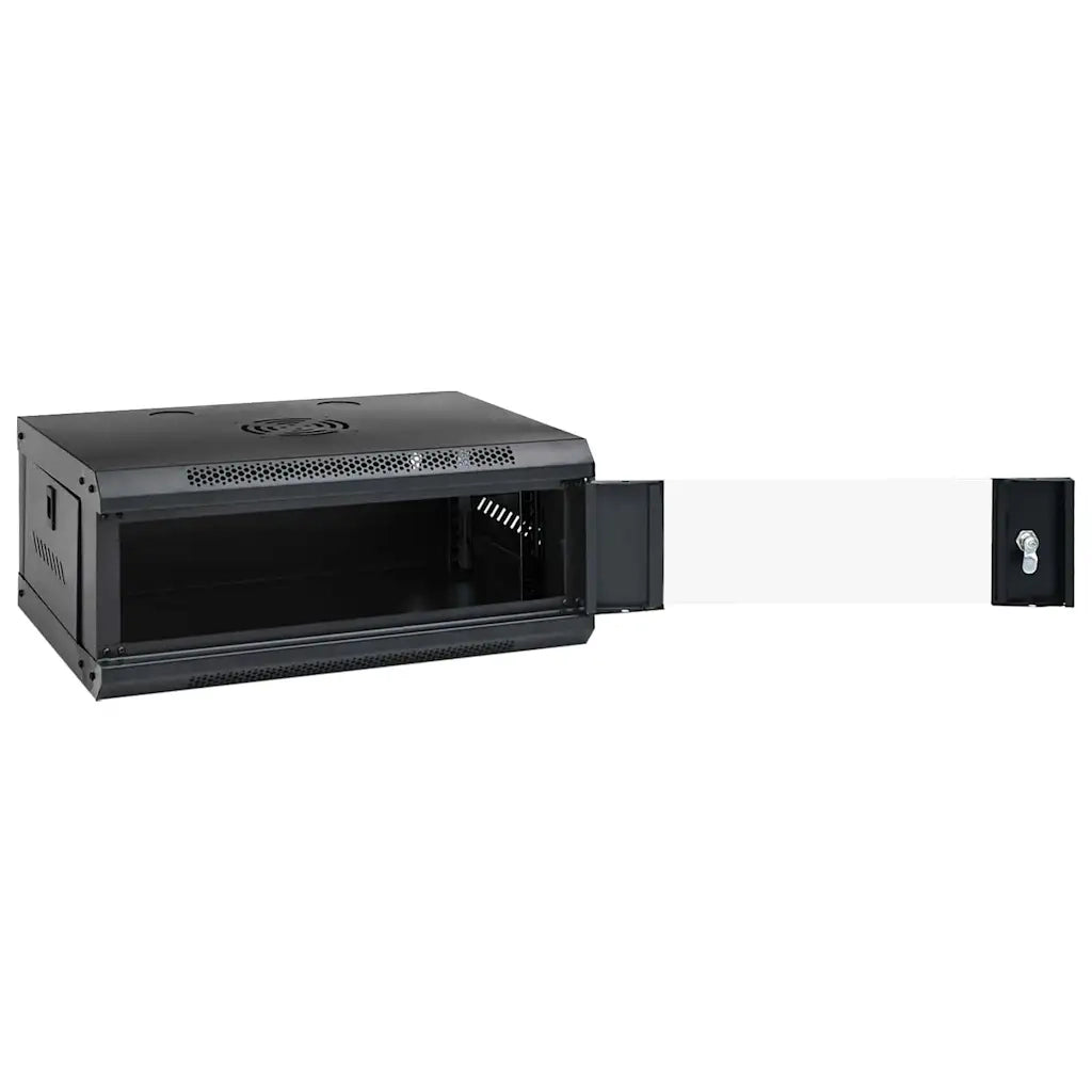 vidaXL Armadietto di rete Nero 53 x 35 x 21 cm Acciaio