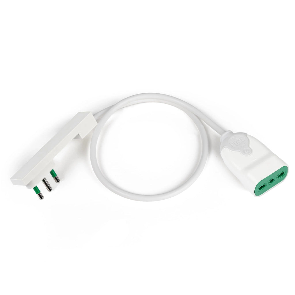Prolunga Lineare Clock Bipasso Fme Bianco 2P con T 16A Bipasso N°xmmq 3X075