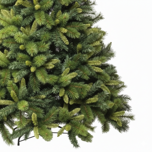 Granpino albero di natale imponente con chioma ricca e realistica stile americano *** misura h 210, confezione 1