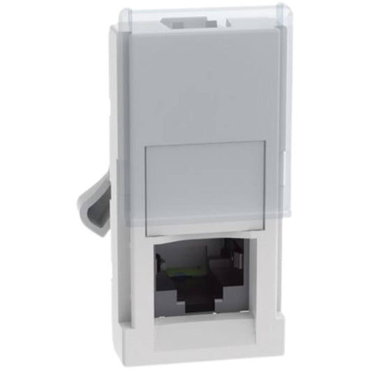 Connettore rj45 cat 5e utp toolless 1 modulo bianco