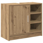 Mobile da Bagno | Armadio da bagno con porta Rovere artigianale 63 x 29 x 55 cm