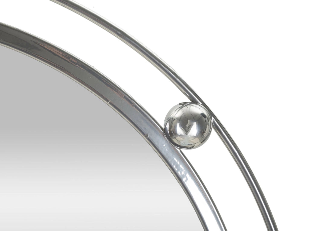 Specchio Kandi 85x7x80,6 cm in Metallo e Specchio Argento