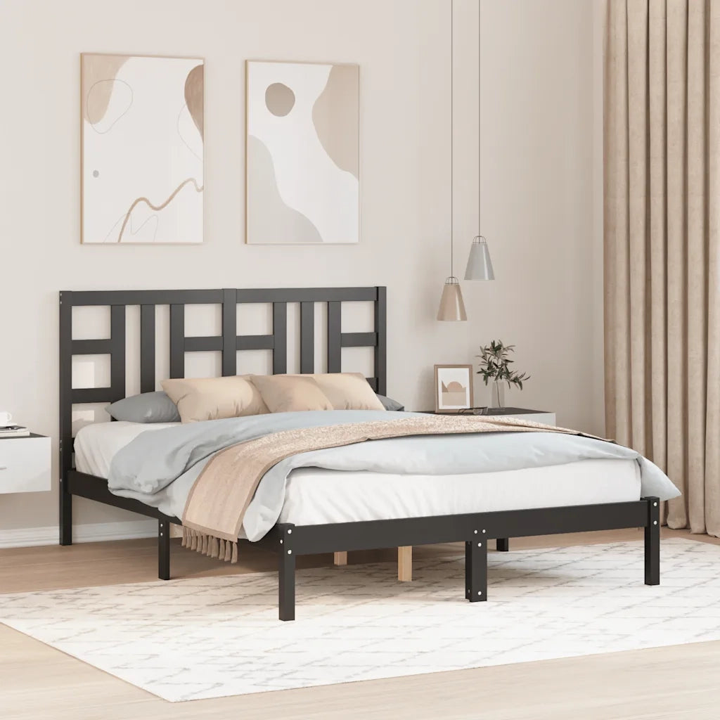 Giroletto Nero in Legno Massello 140x190 cm cod mxl 58935