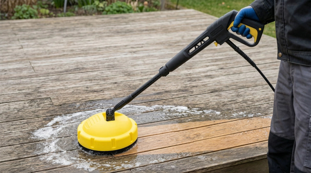 Spazzola T-Racer per Idropulitrici compatibile con Kärcher K2-K7, Black & Decker, Lavor, VAX