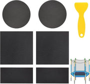 Kit di riparazione per trampolino con adesivi in gomma autoadesivi e schraper per riparare crepe e buchi