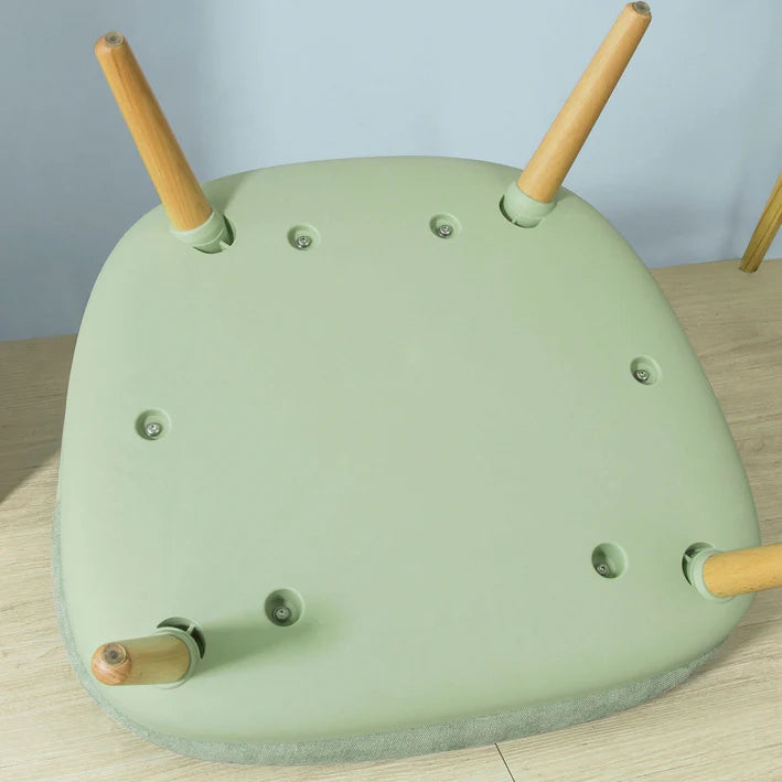 Poltrona Relax Imbottita con poggiapiedi Poltrona e Pouf Verde, scandinave Verde FST63-GR