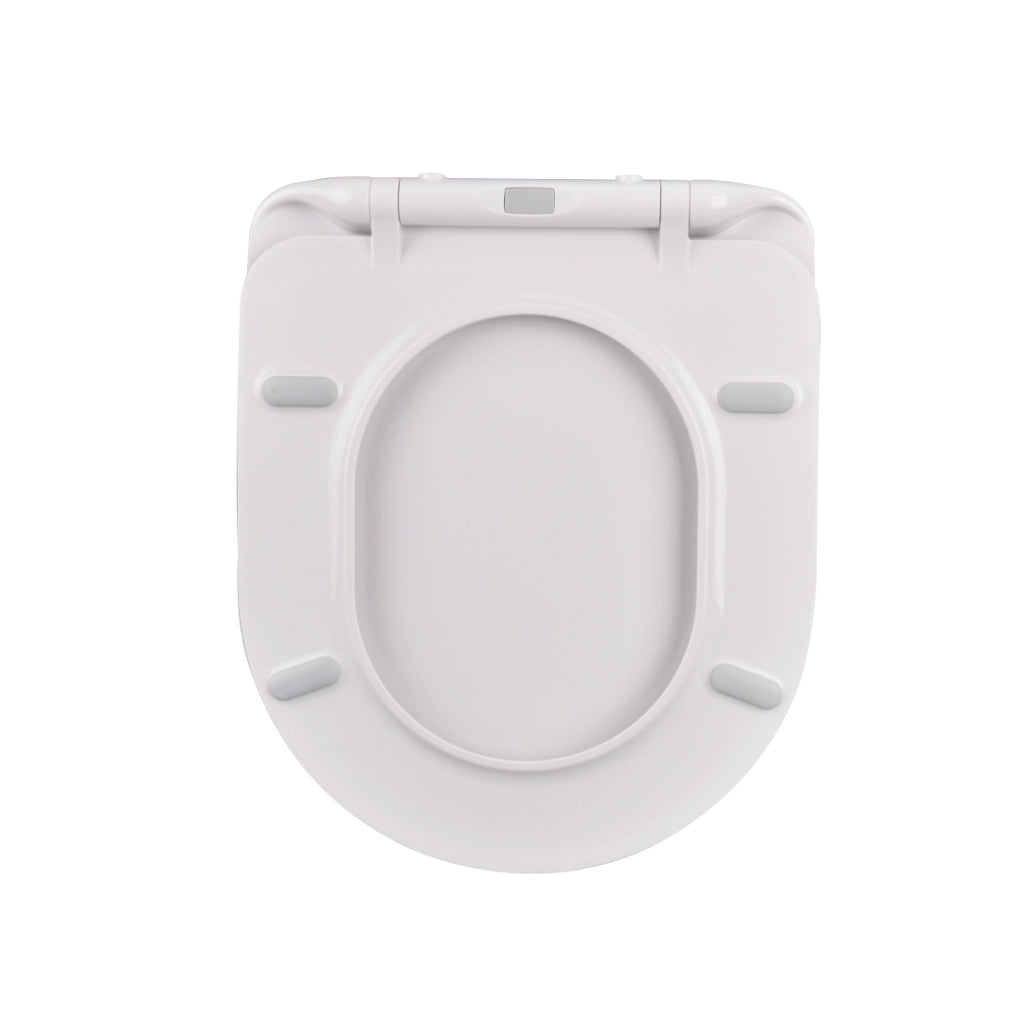 Sedile wc ammortizzato bianco lucido