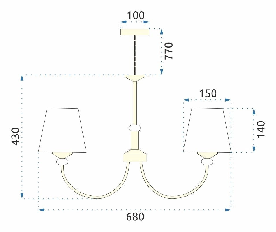 Lampada Cristal APP1014-5CP