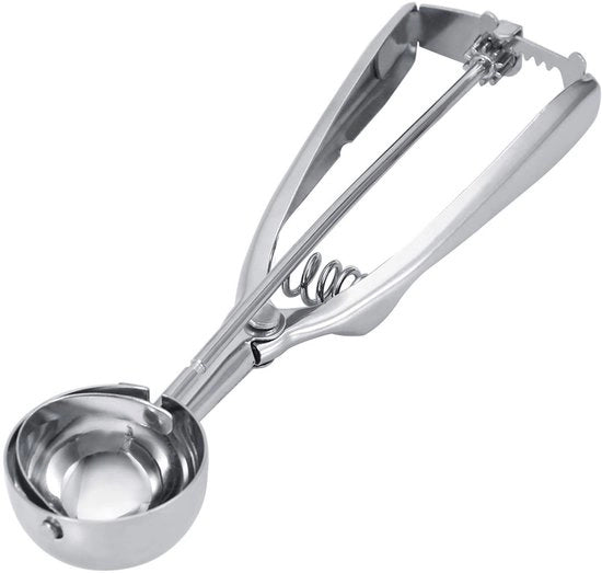 Levettori per Igiene - Manuale - Cucchiaio per Cibo - Resistente allo Sfregamento - Facile da Pulire - Per Gelato/Sorbetto/Melone - Manico Comodo