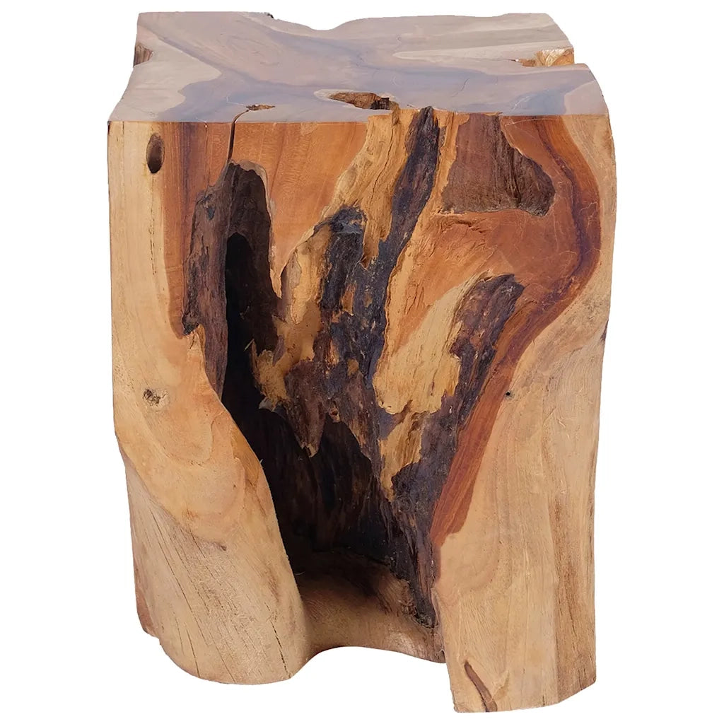 Sgabello in Legno Massello di Teak cod mxl 50682