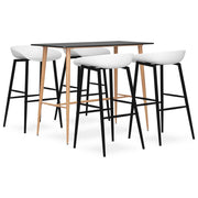 Set da Bar 5 pz Nero e Biancocod mxl 96436