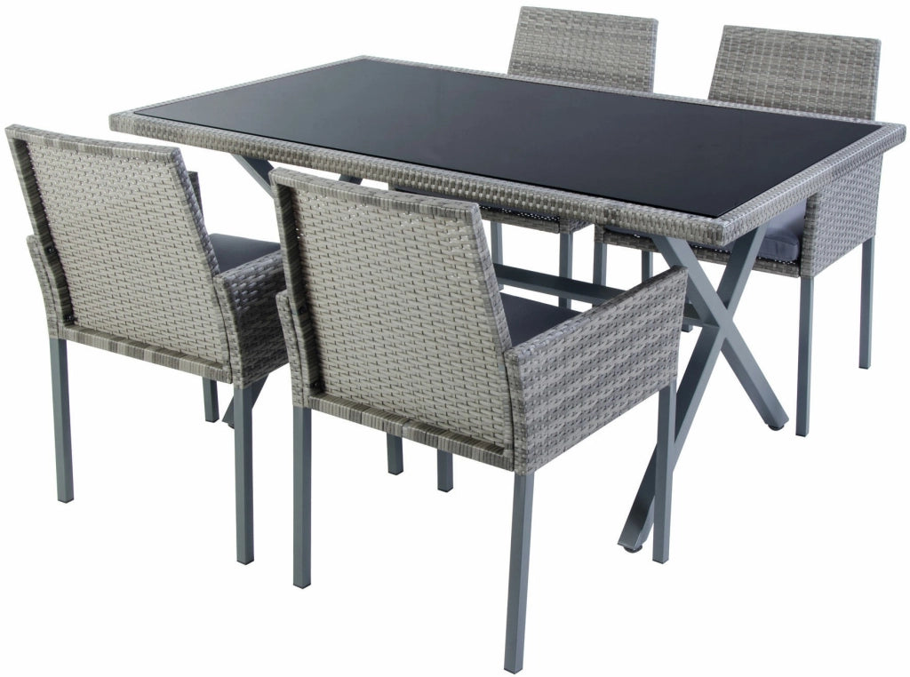 SET FIORENZA TAVOLO + SEDIE FIORENZA 4PZ - BIACCHI E.