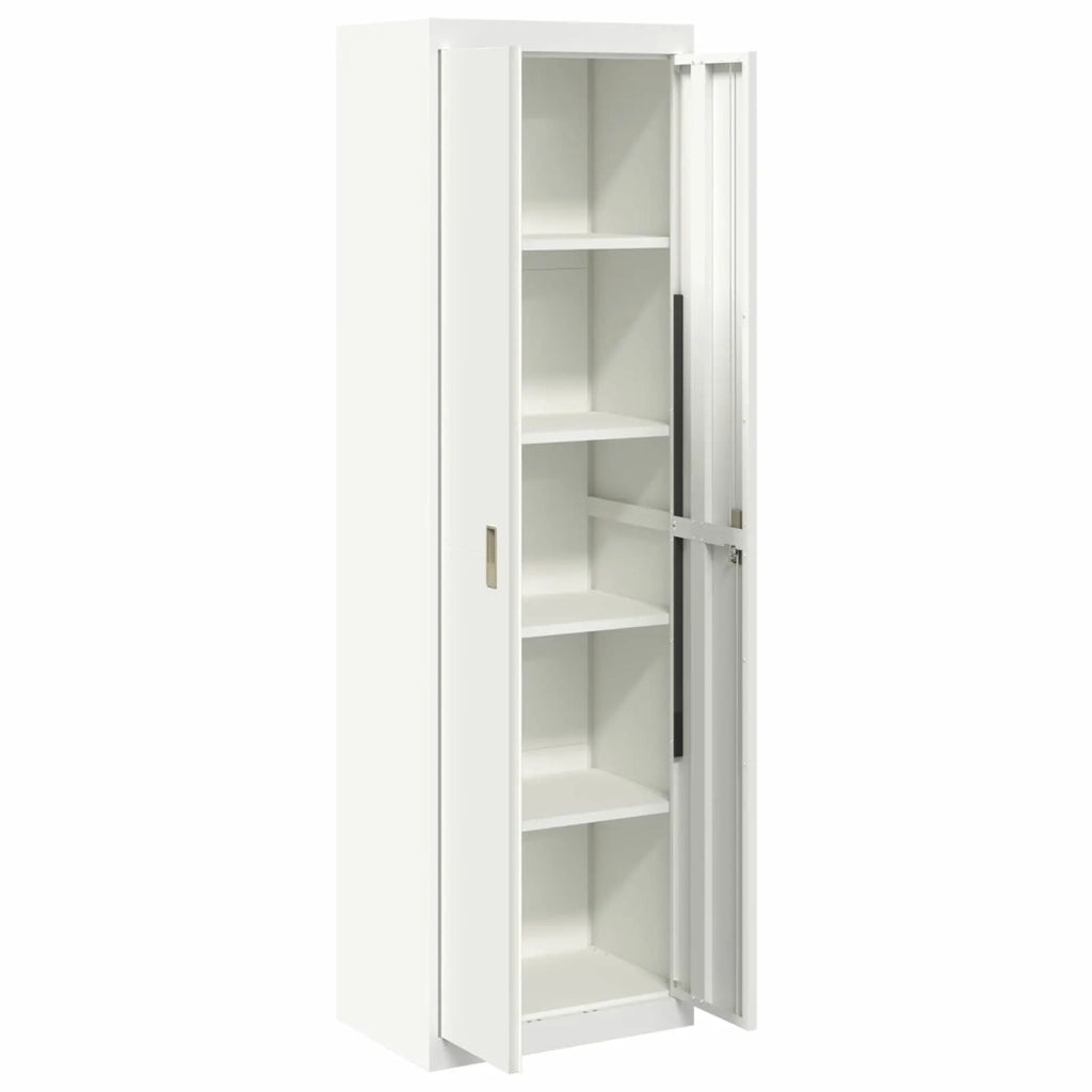 Armadio Bianco 60 x 40 x 200 cm Acciaio