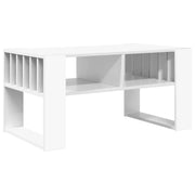 Tavolino da salotto | Tavolino da caff¨¨ | Tavolino da Soggiorno Bianco 92 x 49,5 x 45 cm Legno multistrato