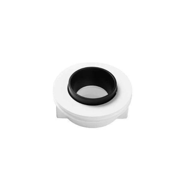 THESSALY faretto per Incasso 1 Luce Bordo Nero attacco faretto GU10 d.10cm