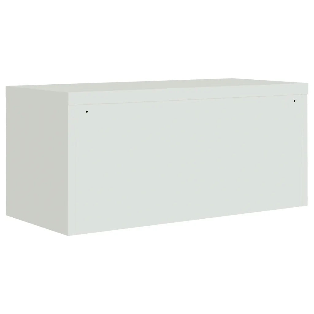 Armadio Classificatore Grigio Chiaro 90x40x40 cm in Acciaio CFW9664281