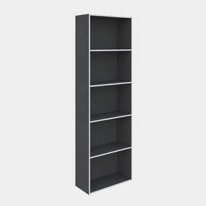 LIBRERIA 4 RIPIANI 50X22,8X157,4 CM ARDESIA- 1,0 pz