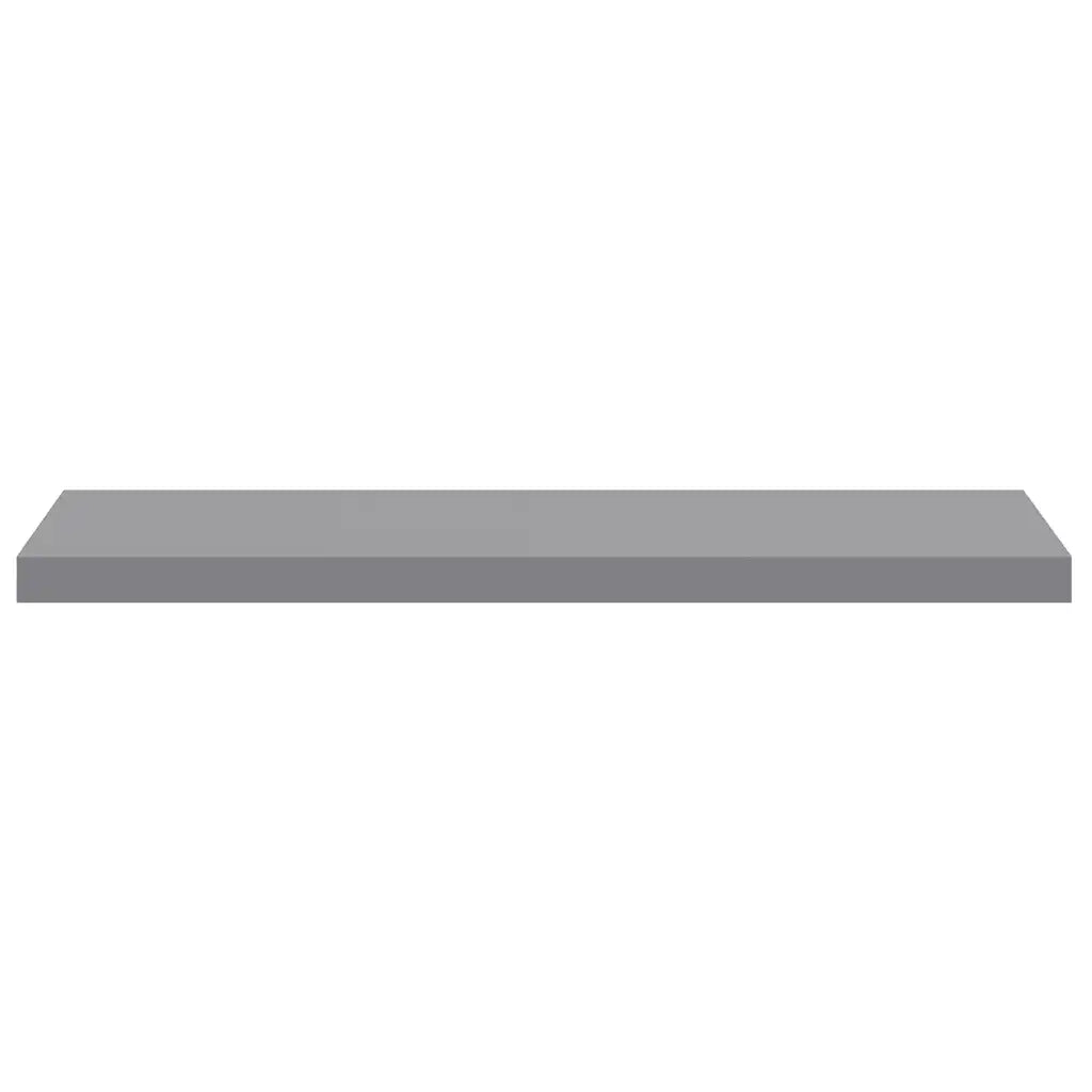 Scaffali a Parete 4 pz Grigi 90x23,5x3,8 cm in MDF 323861