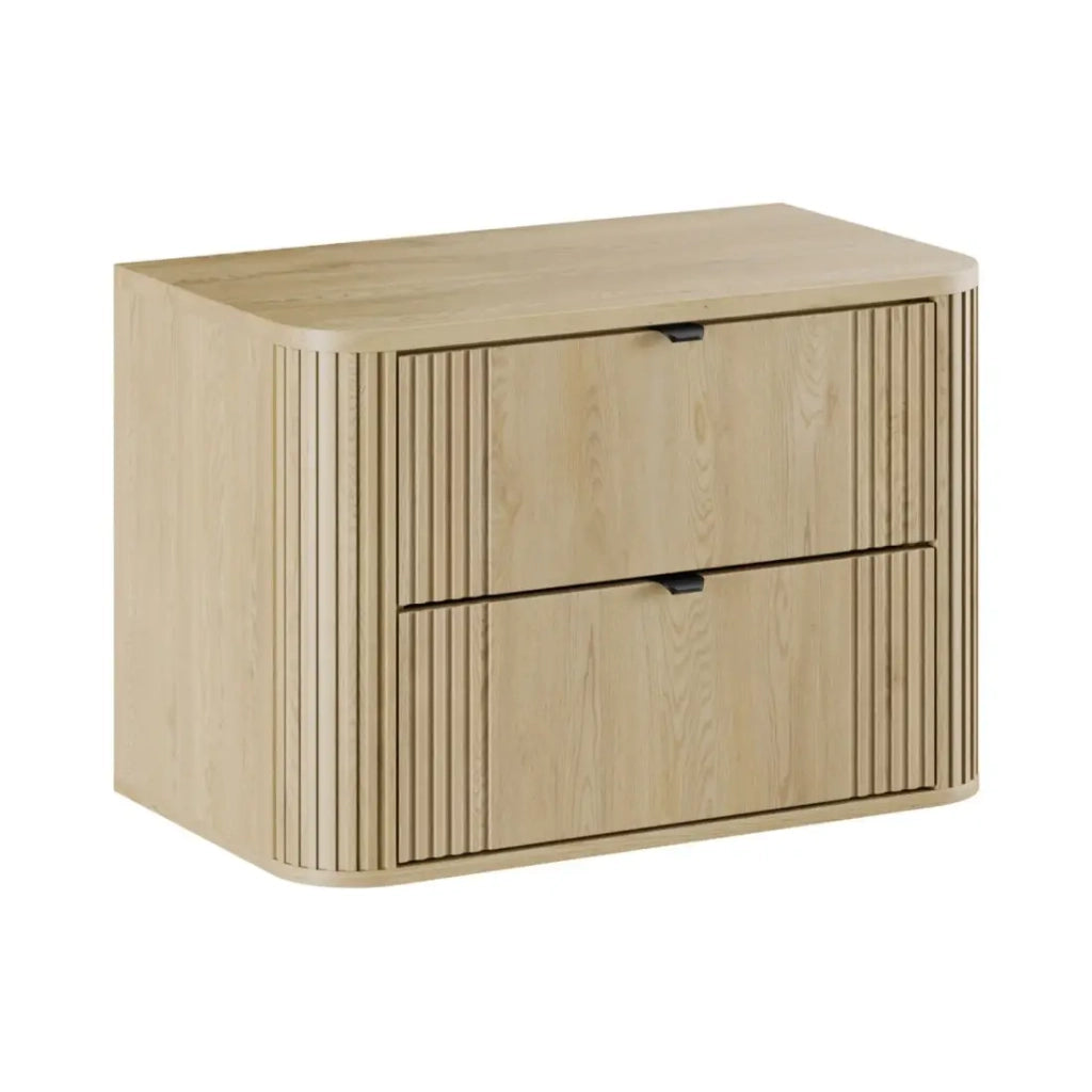 Set da bagno KORI: mobile sottolavabo 80cm + piano lavabo