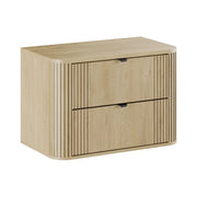 Set da bagno KORI: mobile sottolavabo 80cm + piano lavabo