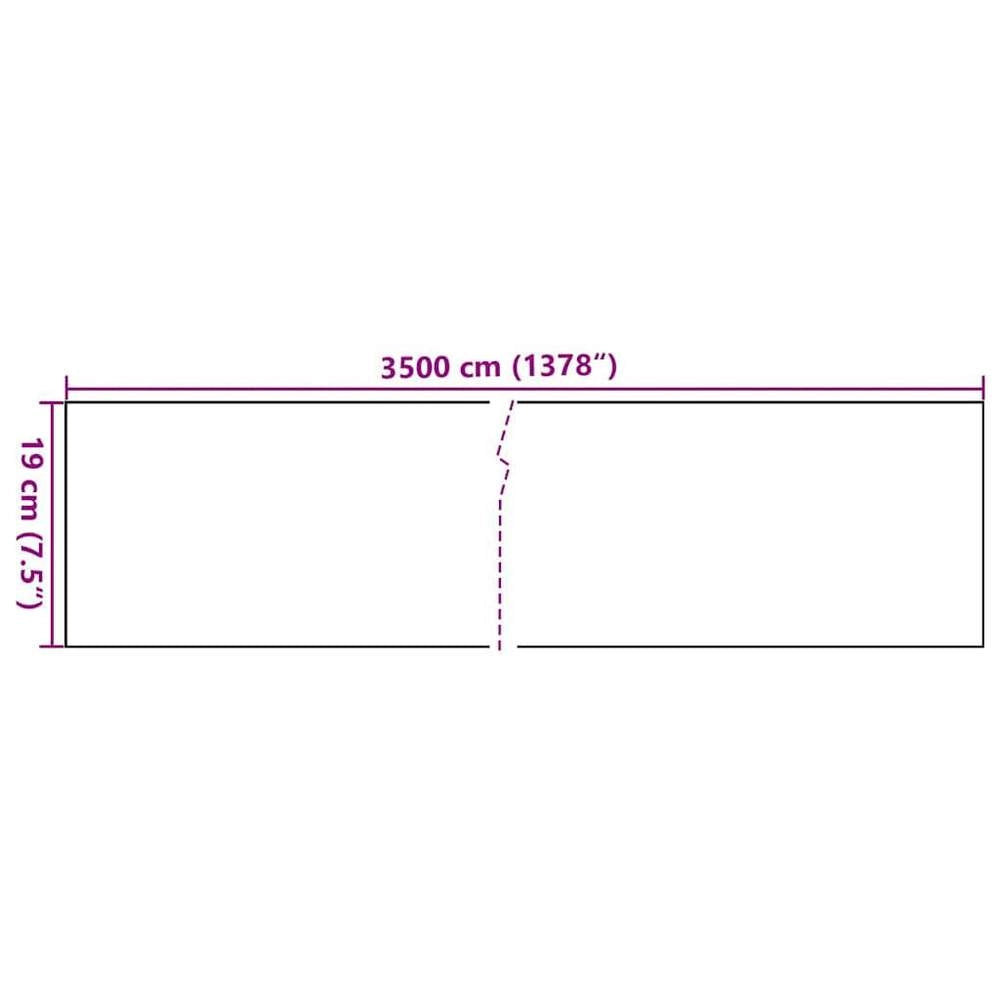 Garden Privacy Screen PVC 35x0.19 M Matt-dark Grey